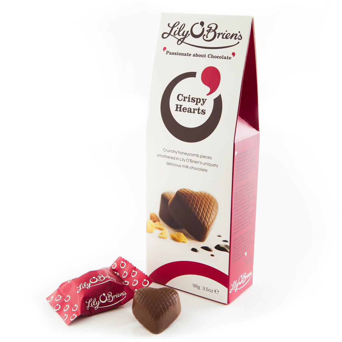bonbóny z mléčné čokolády s medovými křupinkami 98g LILY O'BRIENS trv.09/2022