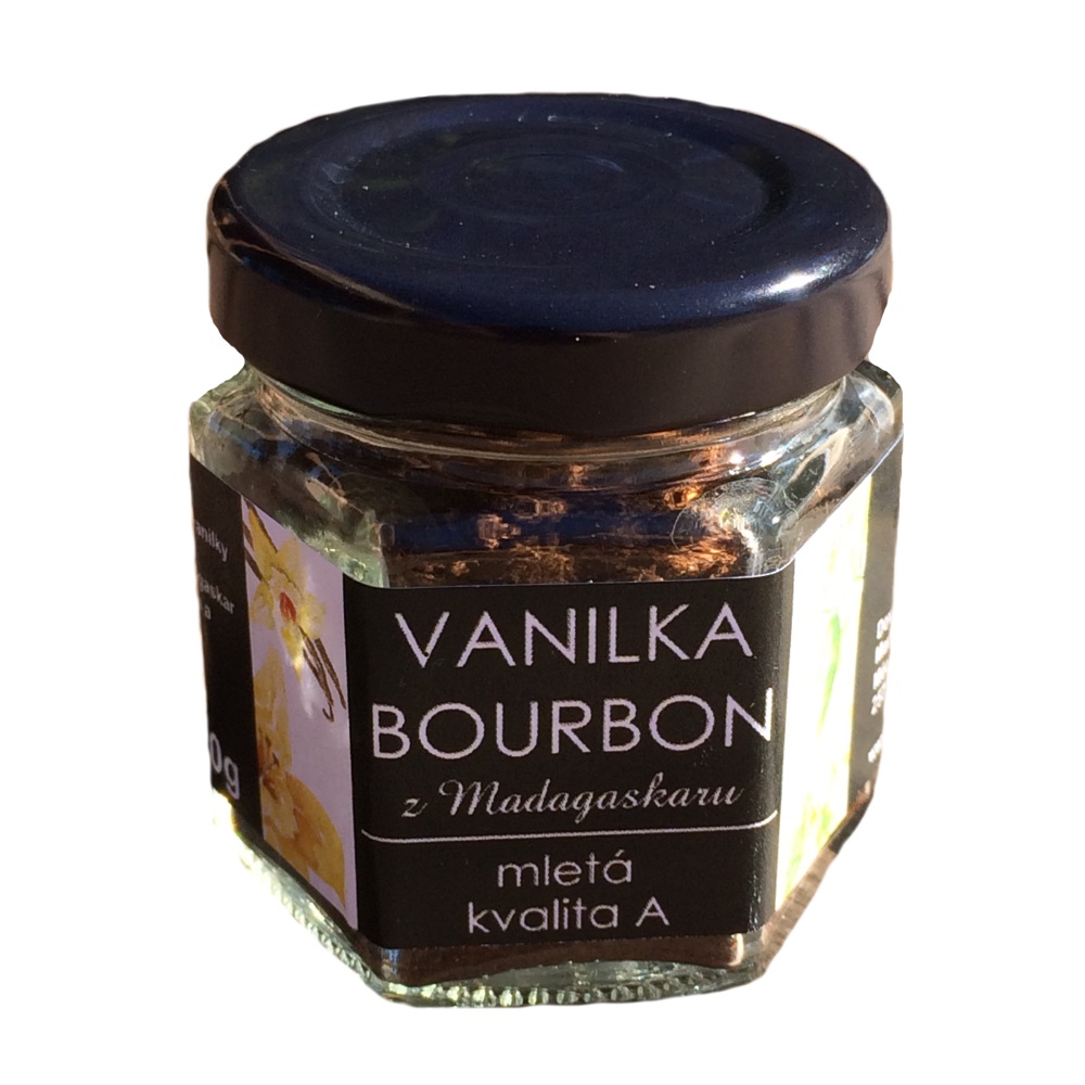mletá vanilka Bourbon kvalita A, Madagaskar (15g)