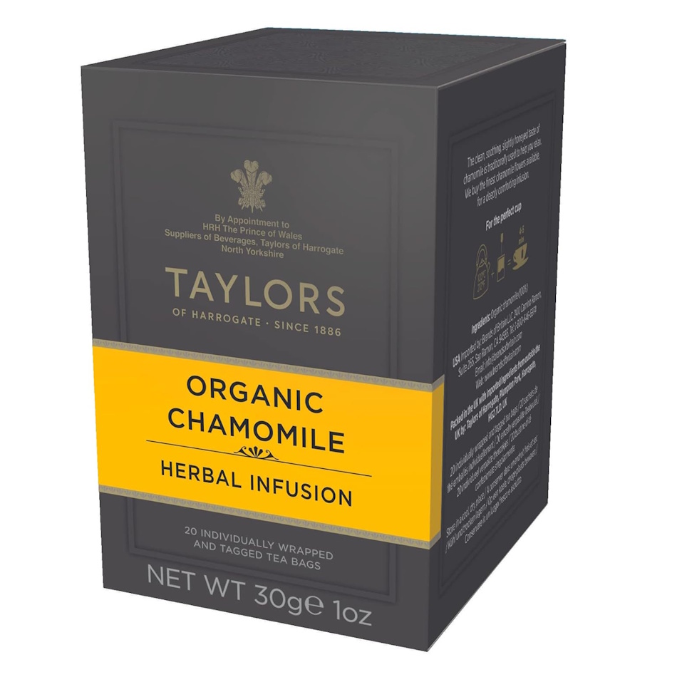 bylinný čaj HEŘMÁNKOVÝ ORGANIC 20 sáčků / 30g od Taylors of Harrogate 