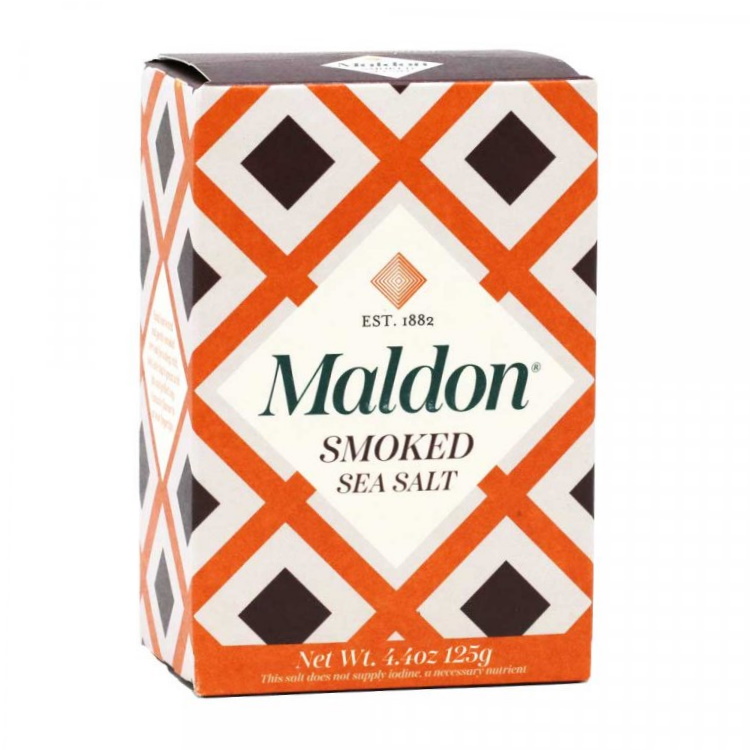 MALDON mořská sůl vločková uzená 125g