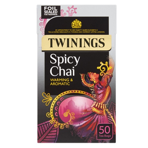 černý čaj  SPICY  CHAI (50 sáčků /125g)