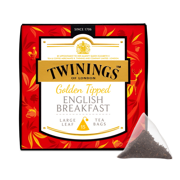 černý čaj  GOLDEN TIPPED ENGLISH BREAKFAST  (15 pyramid / 45g)