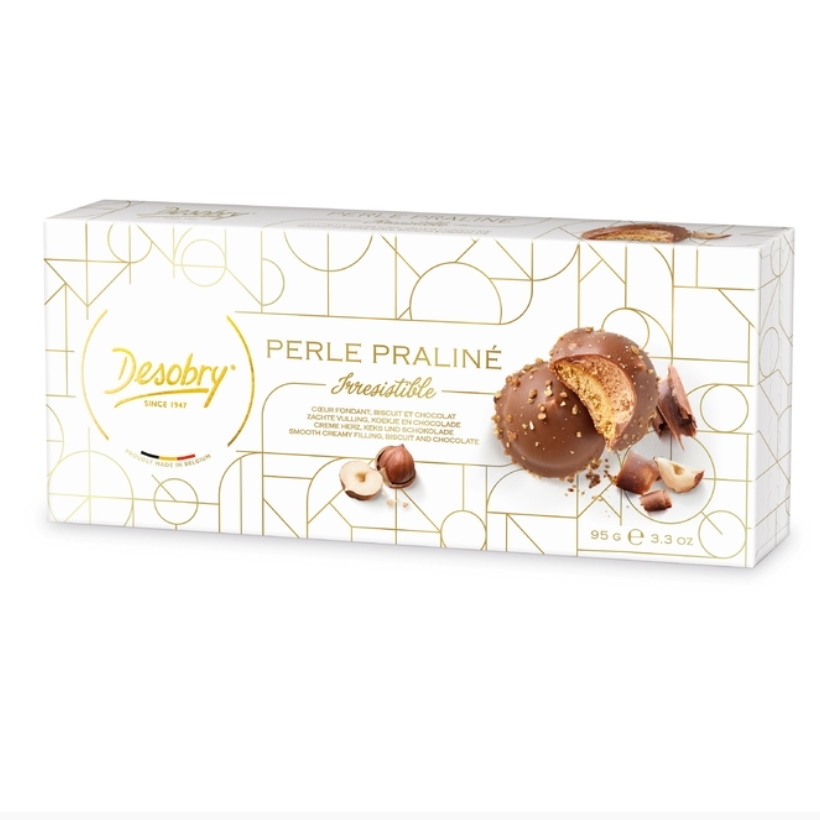 sušenky s mléčnou čokoládou a lískovými oříšky 90g od Desobry TRV.06/2023