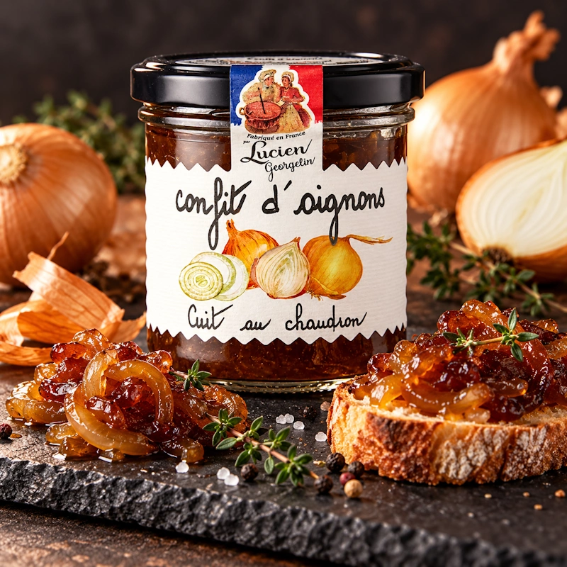 confit k sýrům z karamelizované cibule 150g od Lucien Georgelin