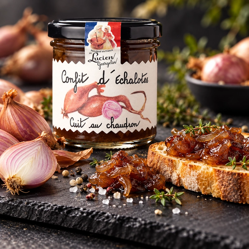 confit k sýrům šalotkový 150g od Lucien Georgelin