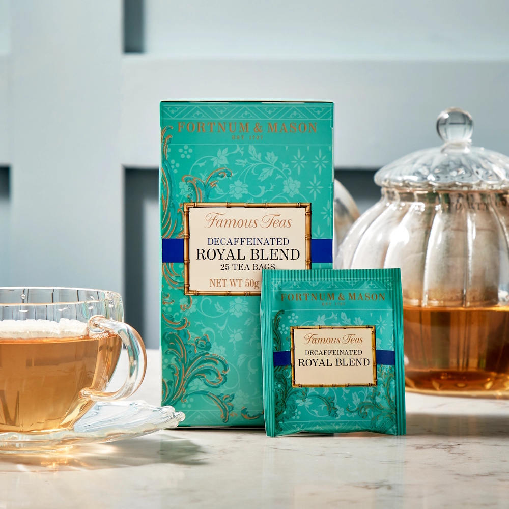 černý čaj ROYAL BLEND BEZKOFEINOVÝ 25 sáčků / 50g od Fortnum & Mason