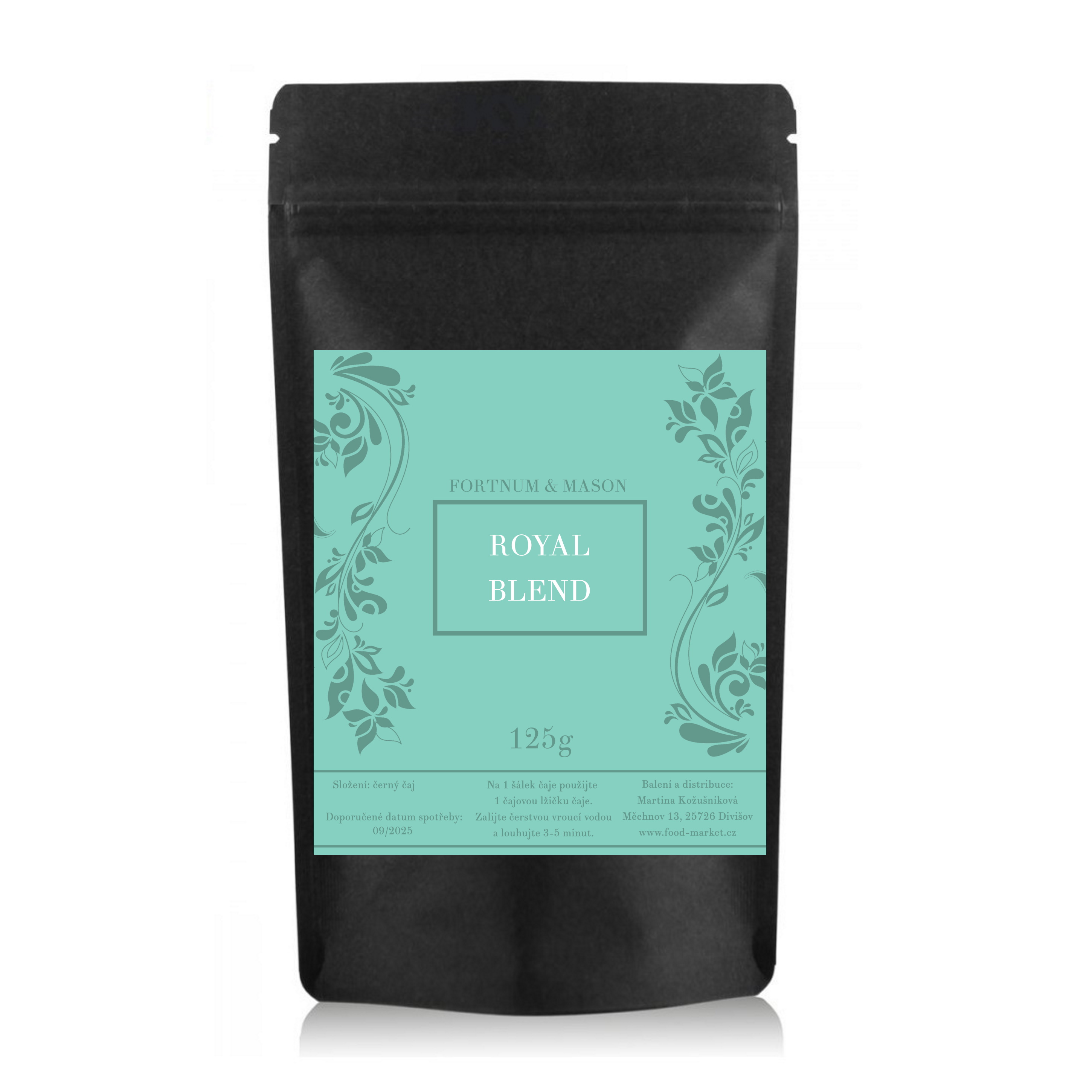 černý čaj ROYAL BLEND sypaný 125g (sáček) 