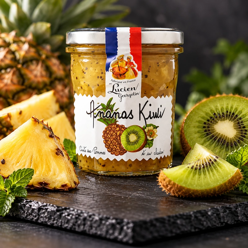 EXTRA džem ananas a kiwi 320g od Lucien Georgelin
