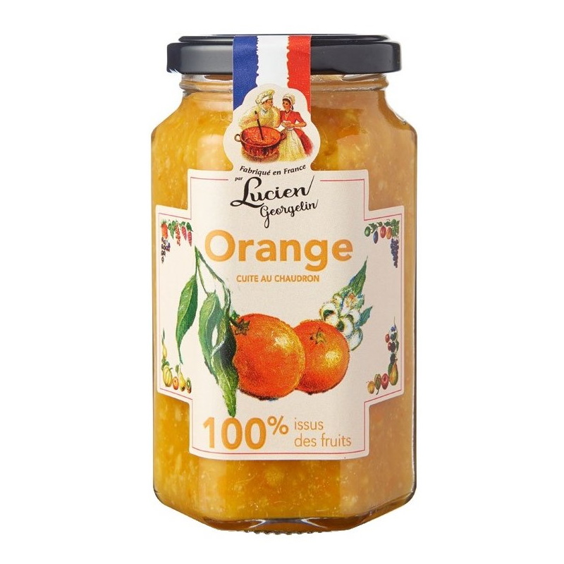 marmeláda pomerančová s ovocným cukrem 300g od Lucien Georgelin