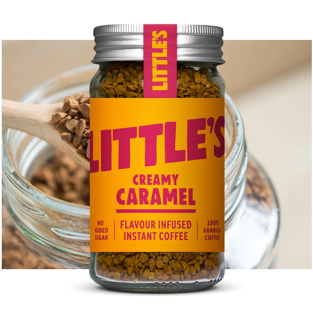 instantní káva ochucená CREAMY CARAMEL 50g od Little's