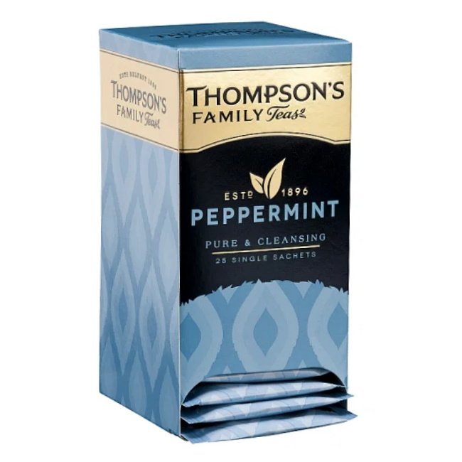 bylinný čaj MÁTOVÝ (25 jednotlivě balených sáčků /50g) od Thompson's