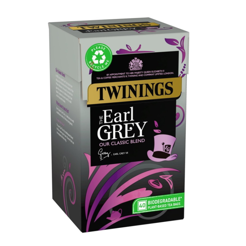 černý čaj EARL GREY (40 sáčků /100g)