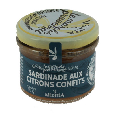 sardinky s konfitovaným citrónem 90g od Meditea