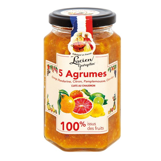 marmeláda citrusová s ovocným cukrem 300g od Lucien Georgelin