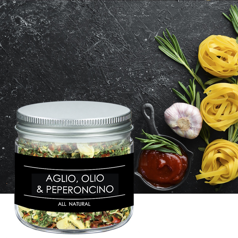 aglio olio & peperoncino 100g - směs koření v dóze