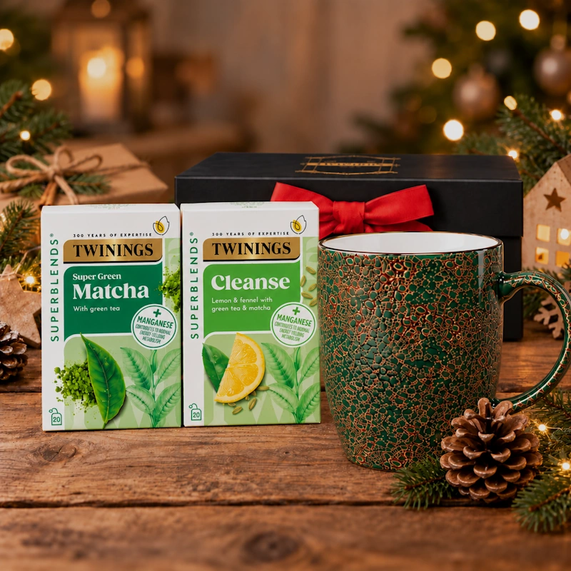 dárkový set čajů s hrnkem MATCHA