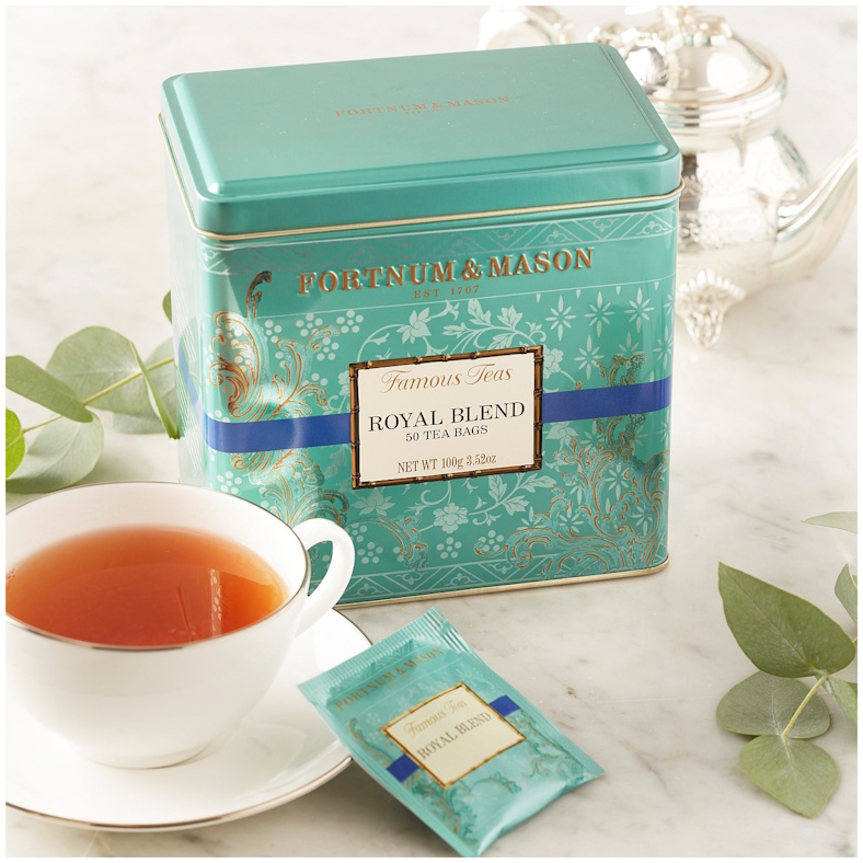 černý čaj ROYAL BLEND 50 sáčků / 100g v plechovce od Fortnum & Mason