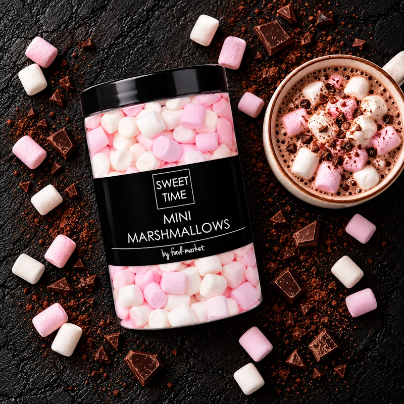 mini marshmallows 350g v dárkové dóze