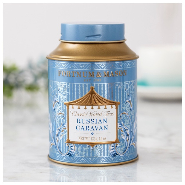 černý čaj RUSSIAN CARAVAN sypaný 125g od Fortnum & Mason
