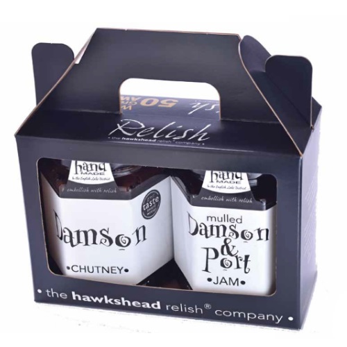 dárková krabička pro 2ks delikates Hawkshead Relish (prázdná)