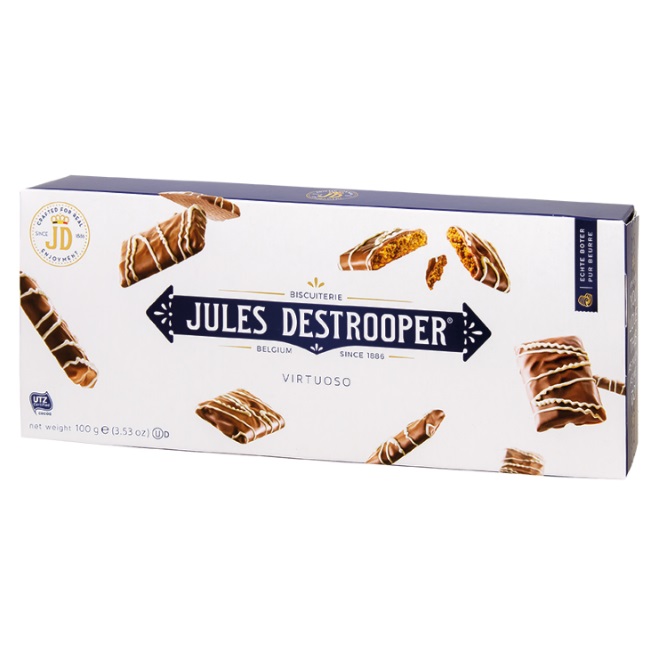 skořicové sušenky v čokoládě 100g od Jules Destrooper TRV.4.3.2023