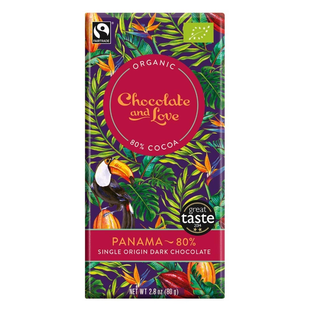 BIO hořká čokoláda 80% PANAMA 80g od Chocolate & Love