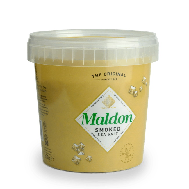 MALDON mořská sůl vločková uzená 500g