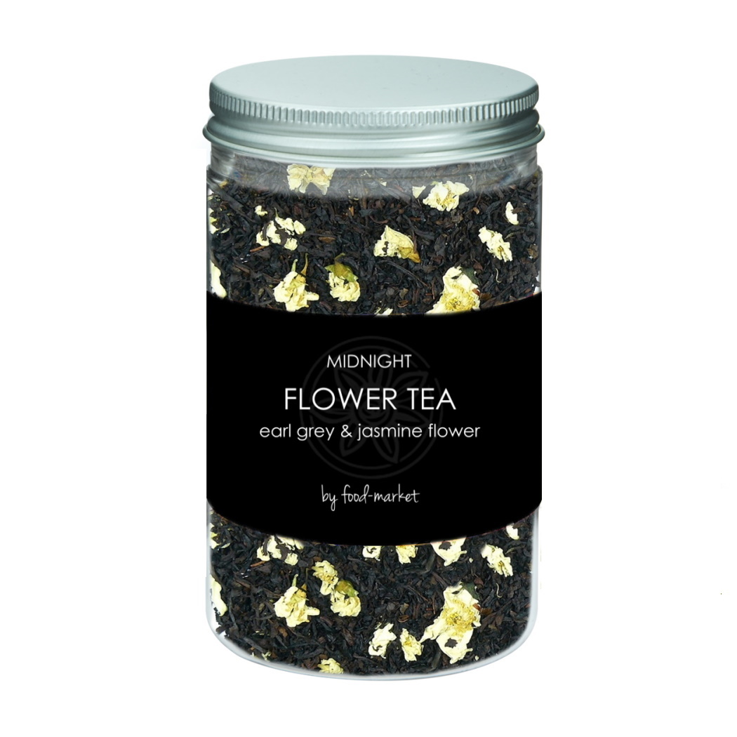 květinový čaj - černý čaj s květy jasmínu 100g 