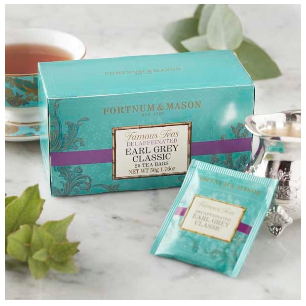 černý čaj EARL GREY BEZKOFEINOVÝ 25 sáčků / 50g od Fortnum & Mason