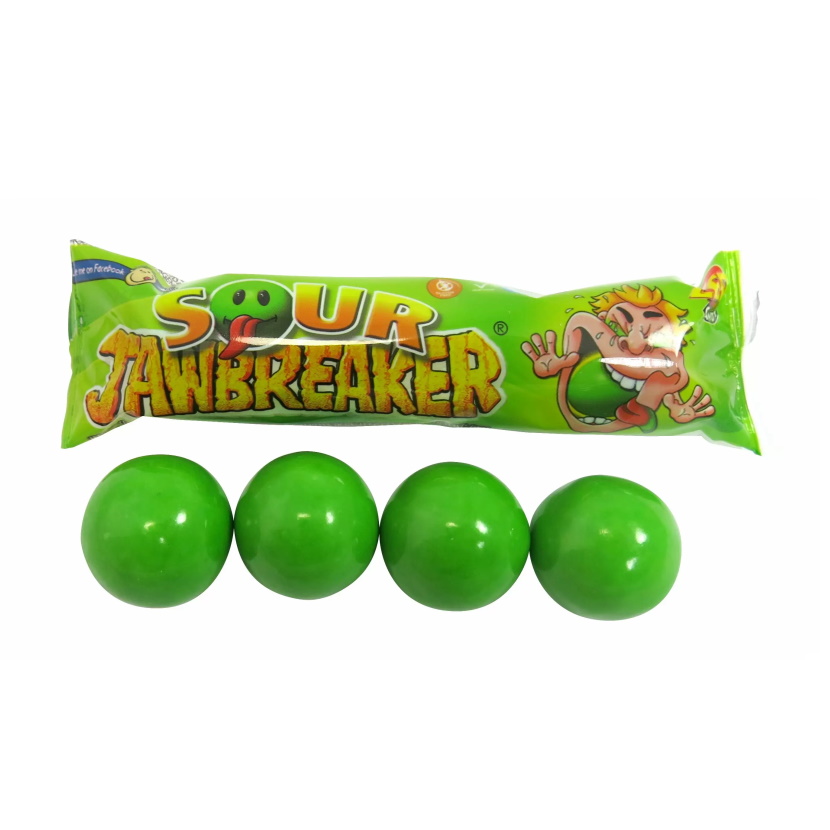 kyselé bonbóny se žvýkačkou SOUR JAWBREAKER (4ks / 33g)