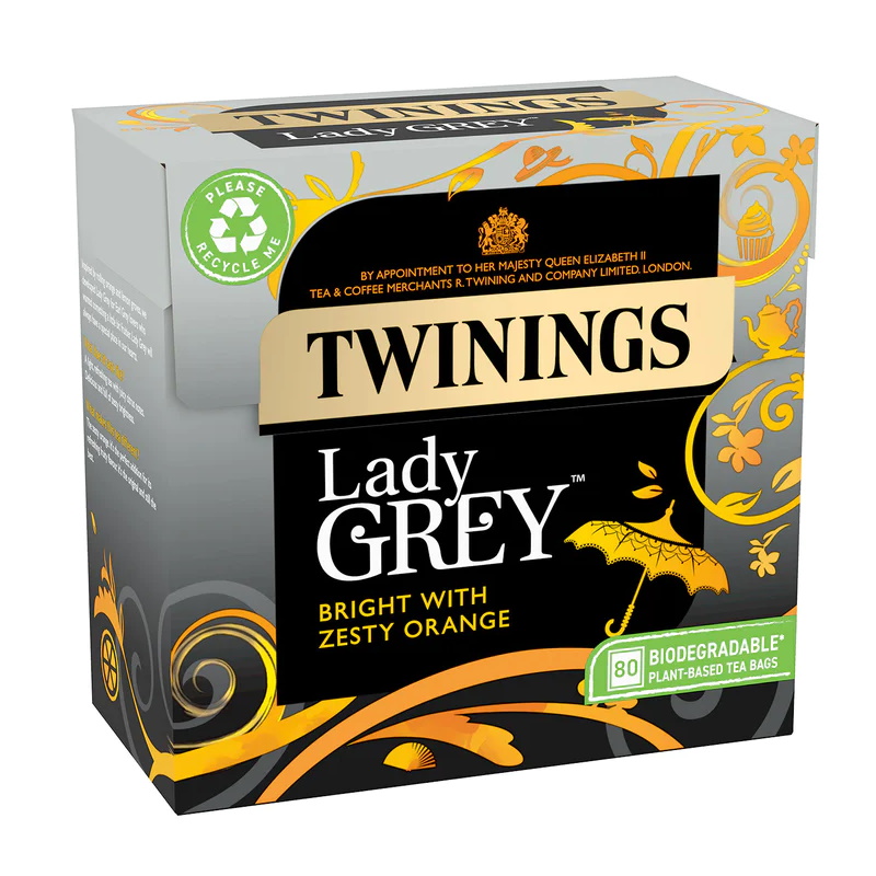 černý čaj LADY GREY (80 sáčků /200g) 