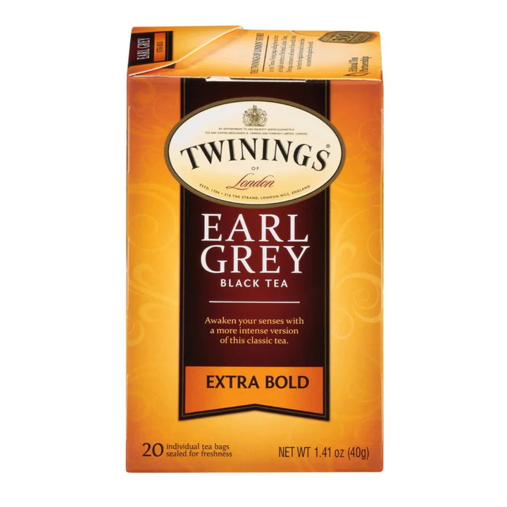 černý čaj EARL GREY EXTRA BOLD (20 sáčků / 40g)